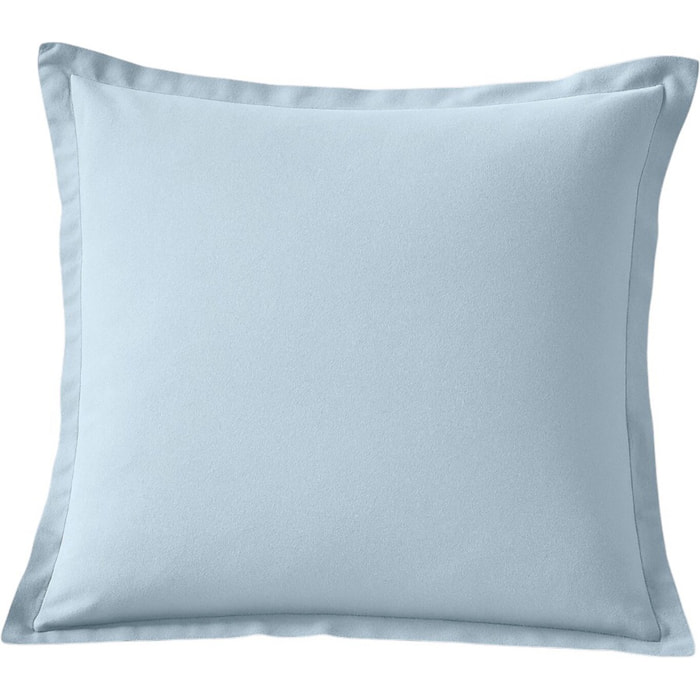 Taie d'oreiller 100% flanelle coton 160gr_bleu