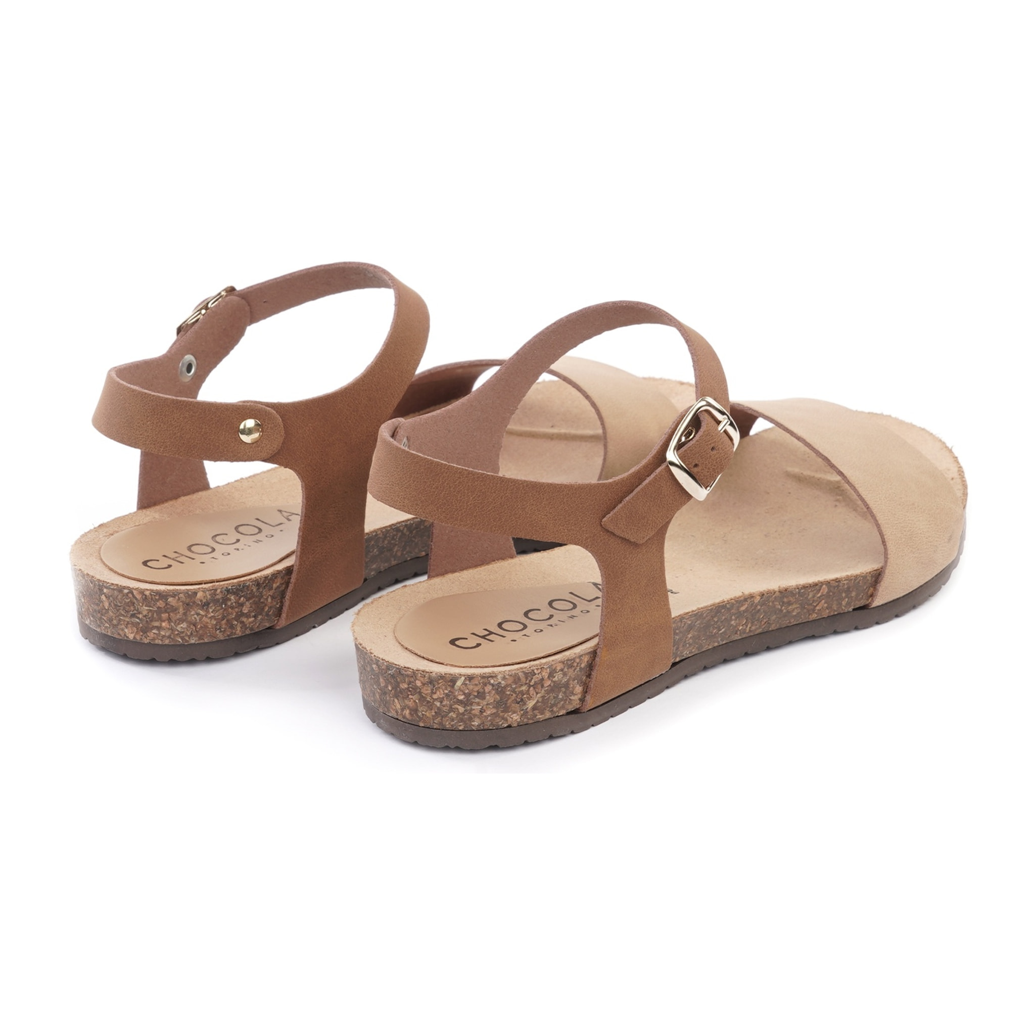 SANDALO BIO FLAT FASCIA BEIGE