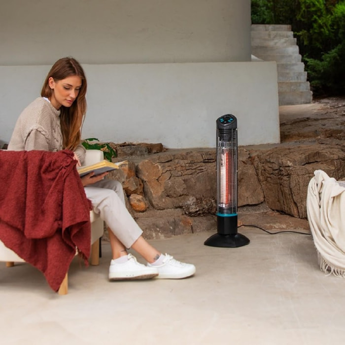 Cecotec Calefactor de exterior Calefactor de exterior ReadyWarm 1000 Power Tower
