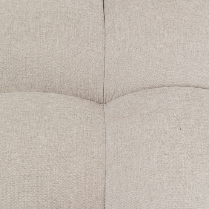 Repose-pieds Salamanca carré crème Kare Design