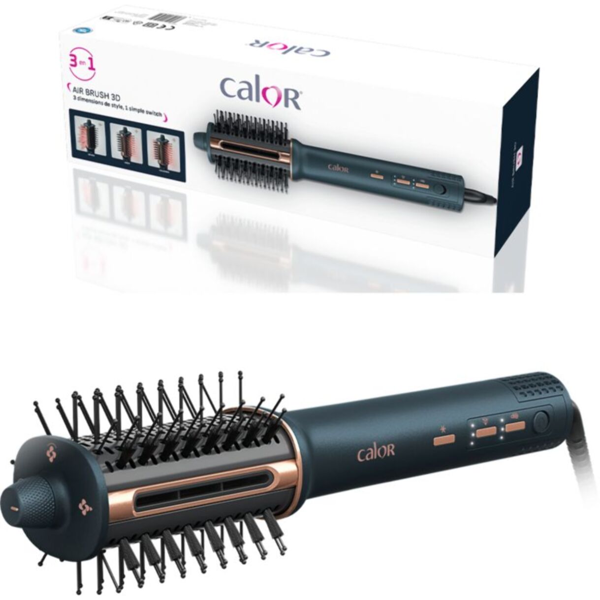 Brosse soufflante CALOR Air Brush 3D UB9720C0