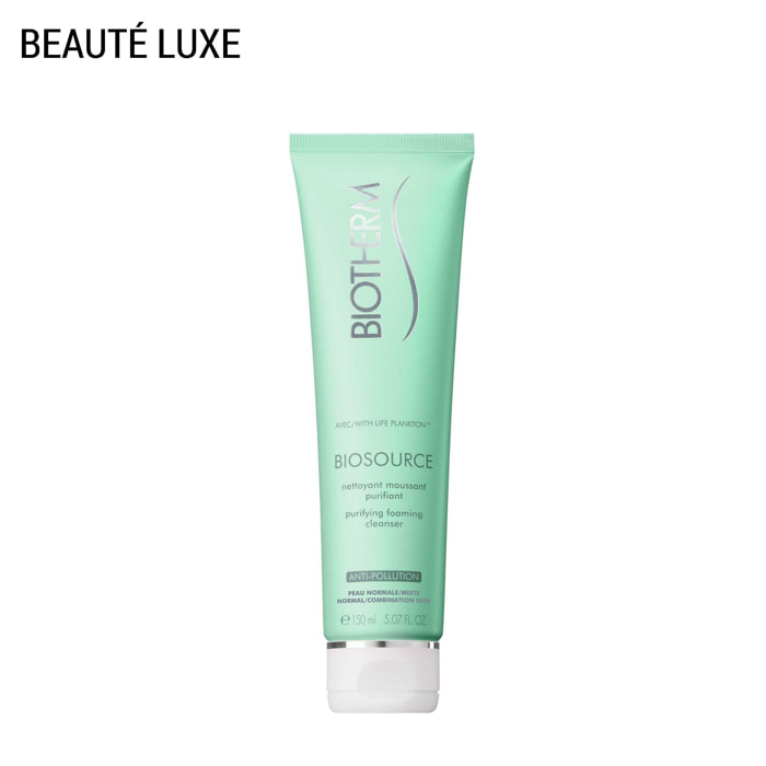 Biosource  - Exfoliant Nettoyant Moussant Purifiant - Peaux Normales à Mixtes 150 ml