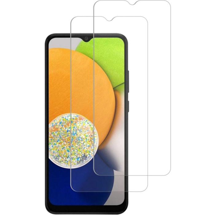 Protège écran ESSENTIELB Samsung A03 Verre trempé x2