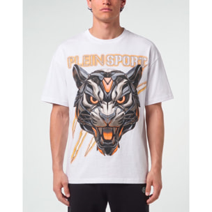 PLEIN SPORT Camiseta de cuello redondo y manga corta TIGER