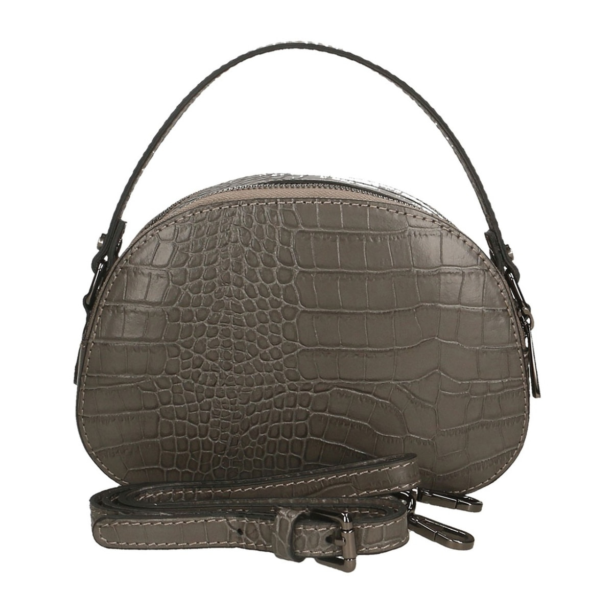 Borsa a tracolla da donna - Modello Cyrene - Vera pelle - 15.0 x 22.0 x 7.0 cm