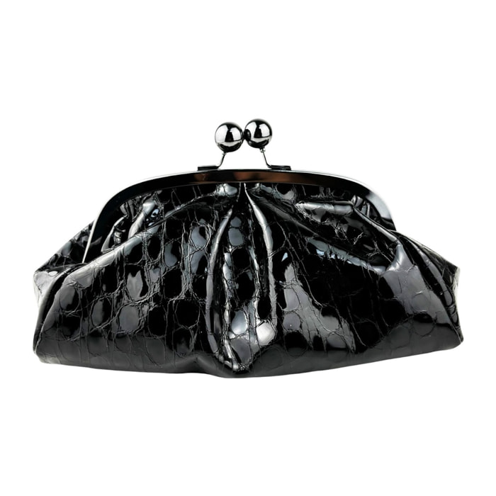 Pochette Cheval Firenze Piccola Mary Goffrata Nero