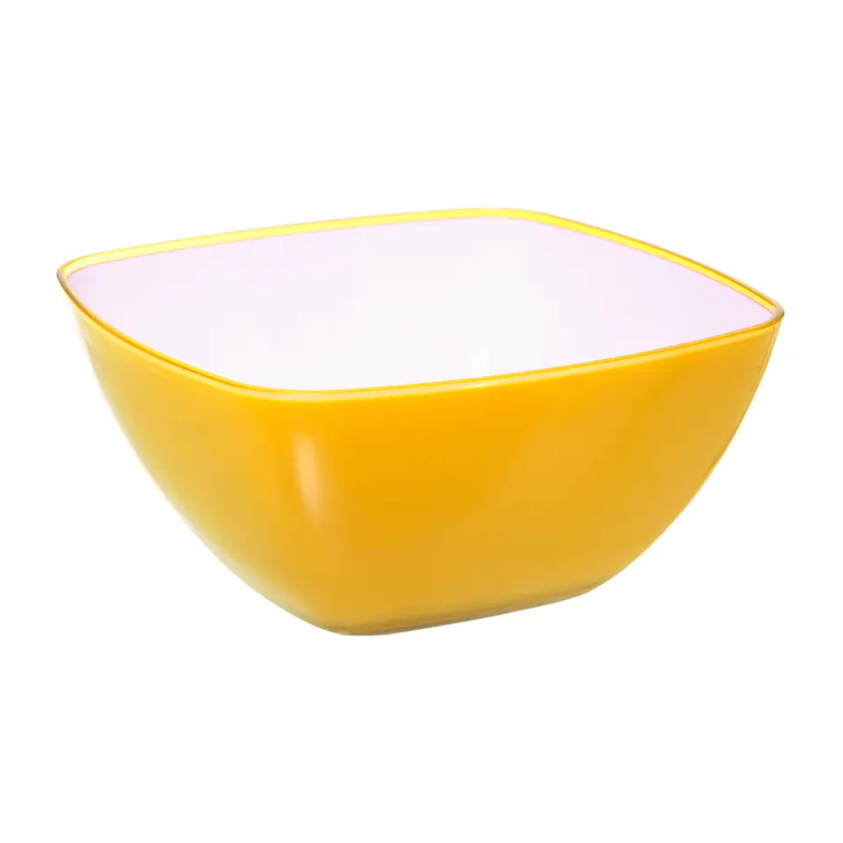 Saladier D14cm "Square" jaune moutarde