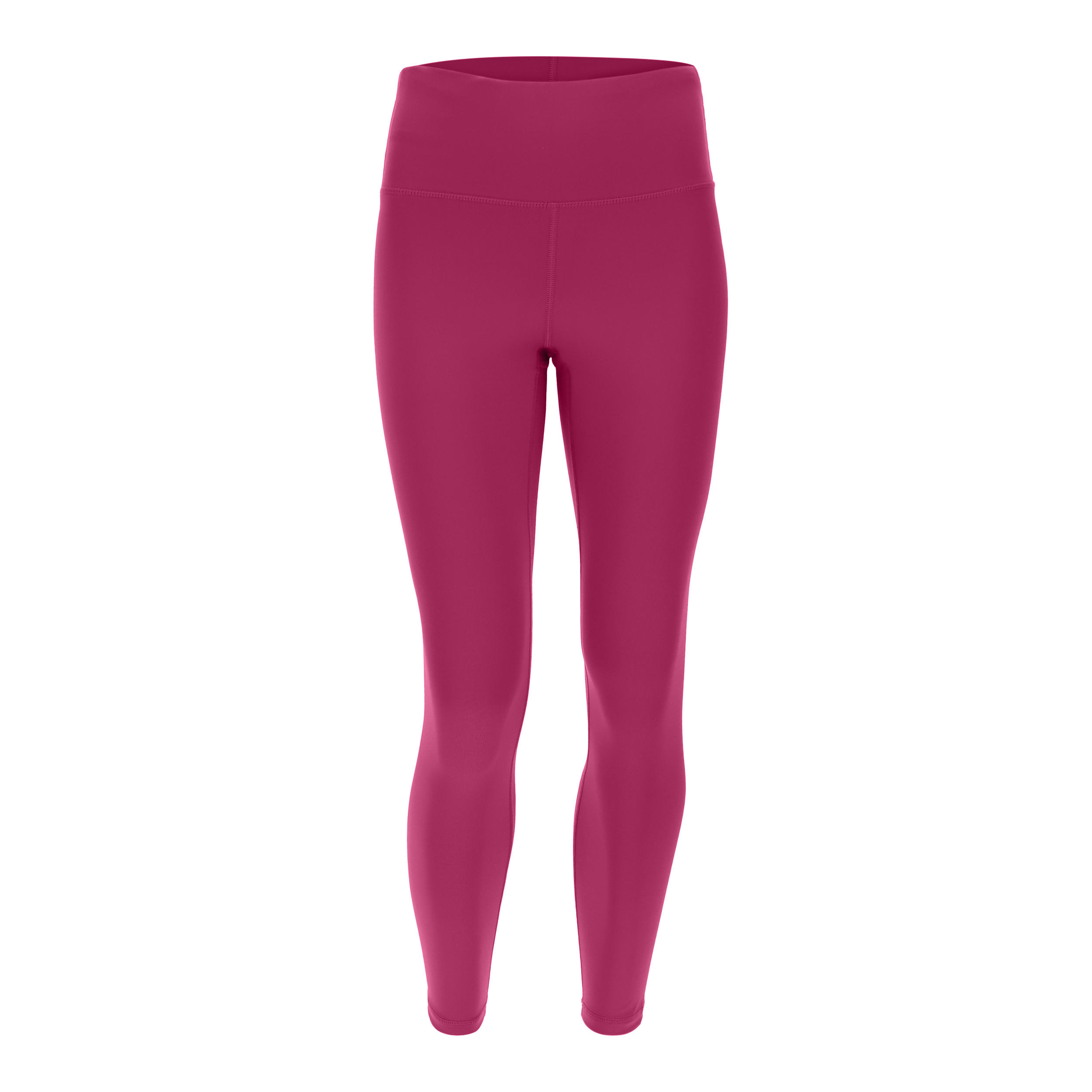 Leggings donna fitness 7/8 vita alta in tessuto tecnico