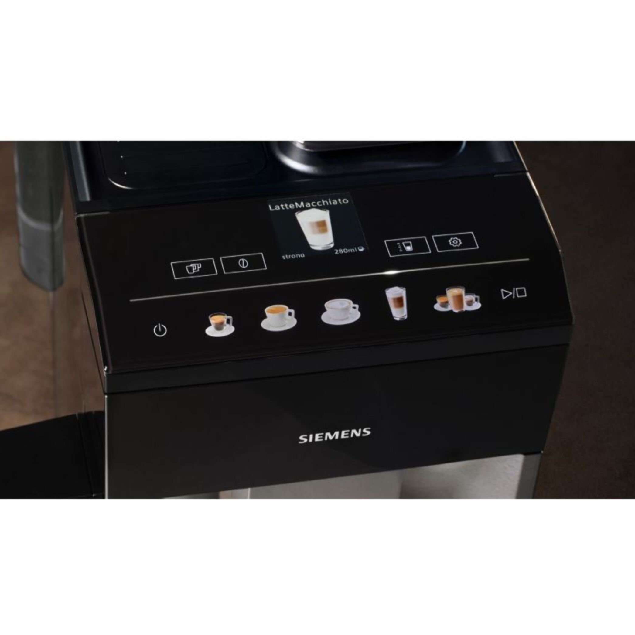 Expresso Broyeur SIEMENS EQ500 INTEGRAL INOX Noir