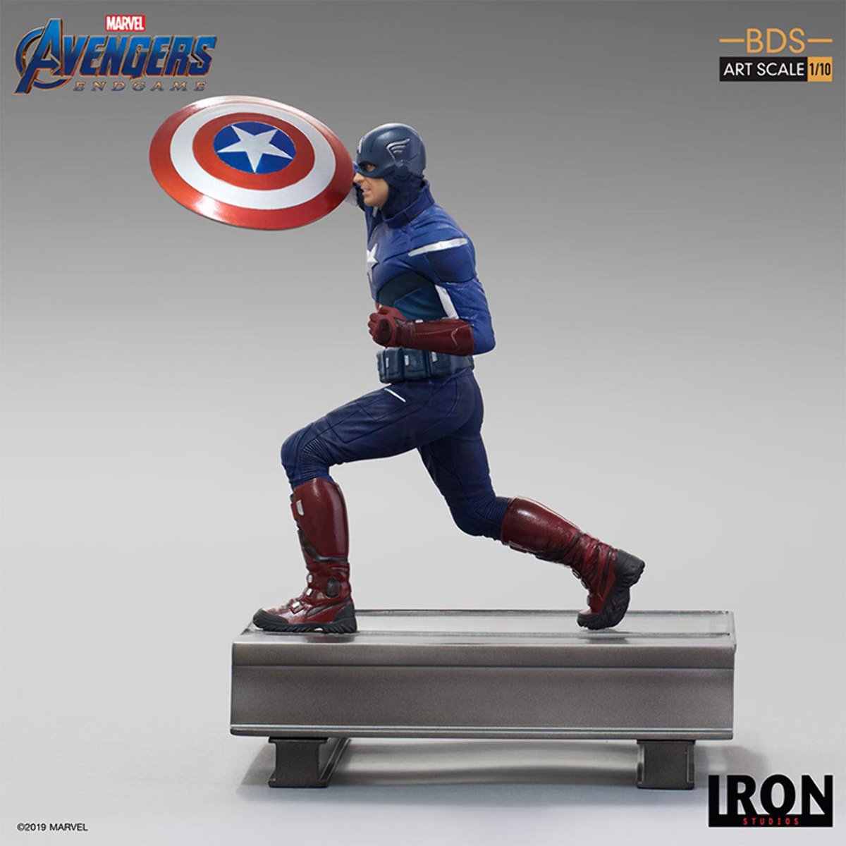 Avengers: Endgame Statua Captain America 2012 Scala 1/10 20cm Iron Studios