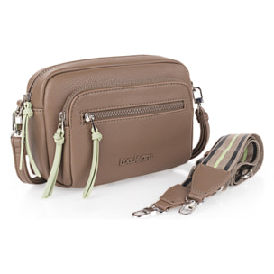 Bolso Bandolera Mujer Sint/Pu Lois Crandell Taupe