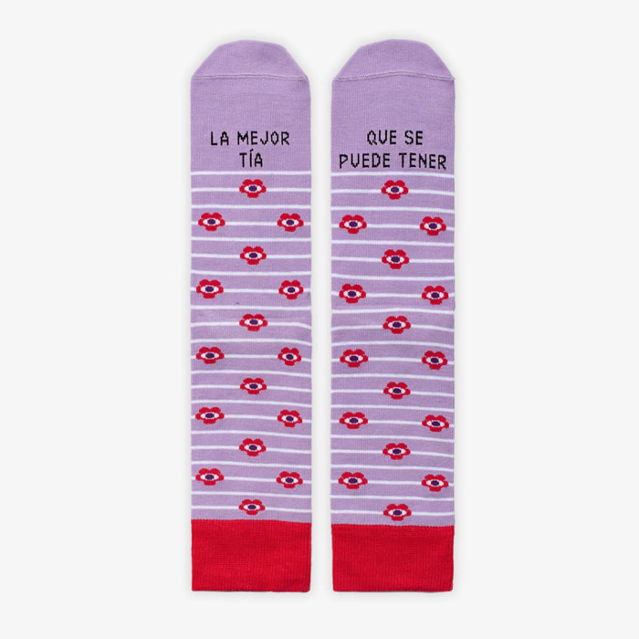 Calcetines "La mejor tía que se puede tener"