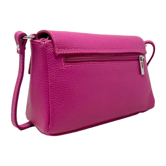 Borsetta a Tracolla Clutch in Vera Pelle Made in Italy