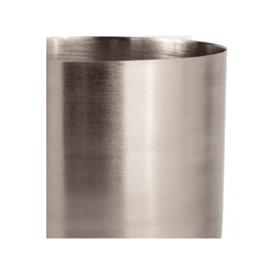 Bougie coupelle argenté H.6,5 cm - EPSILON 048