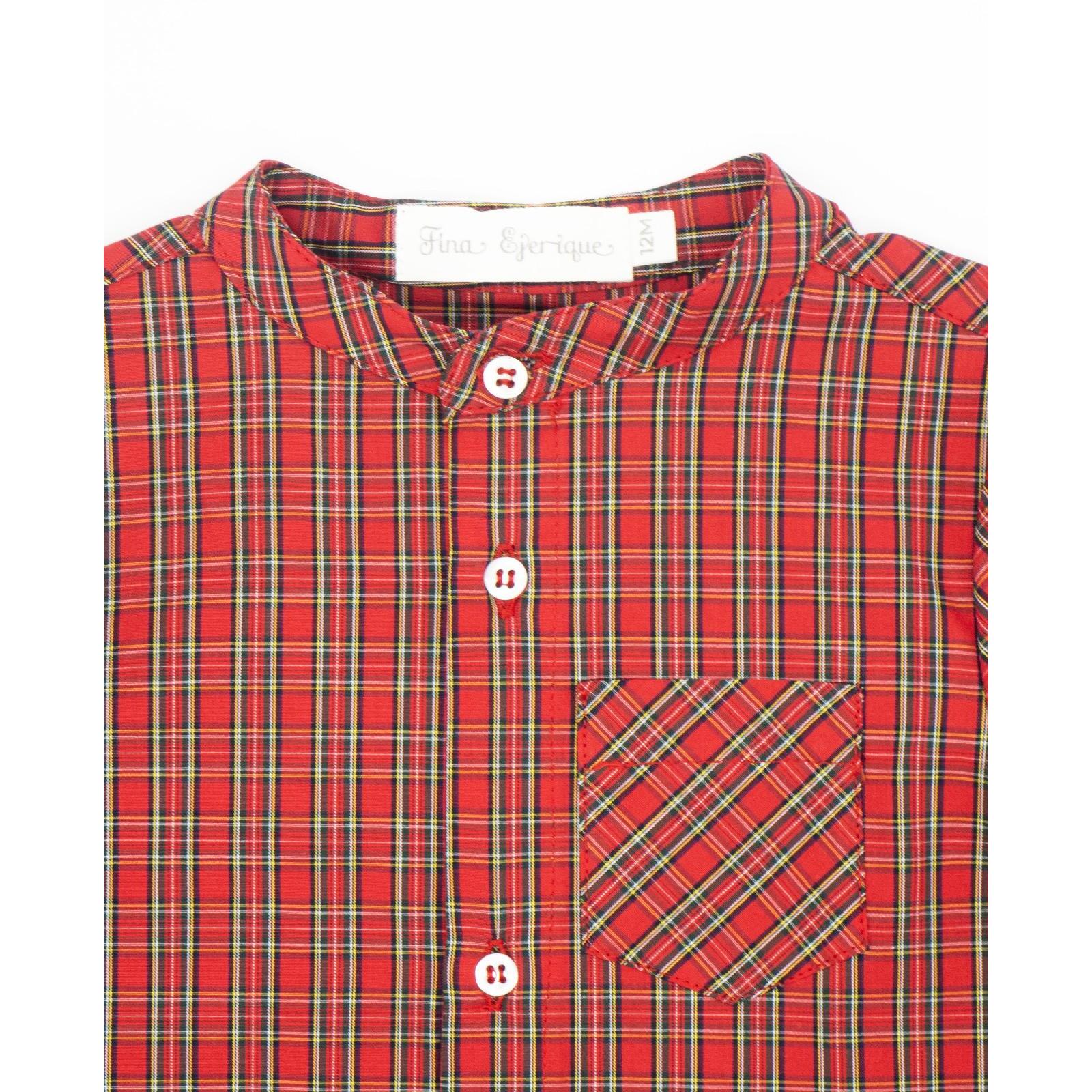 Camisa cuadros rojos