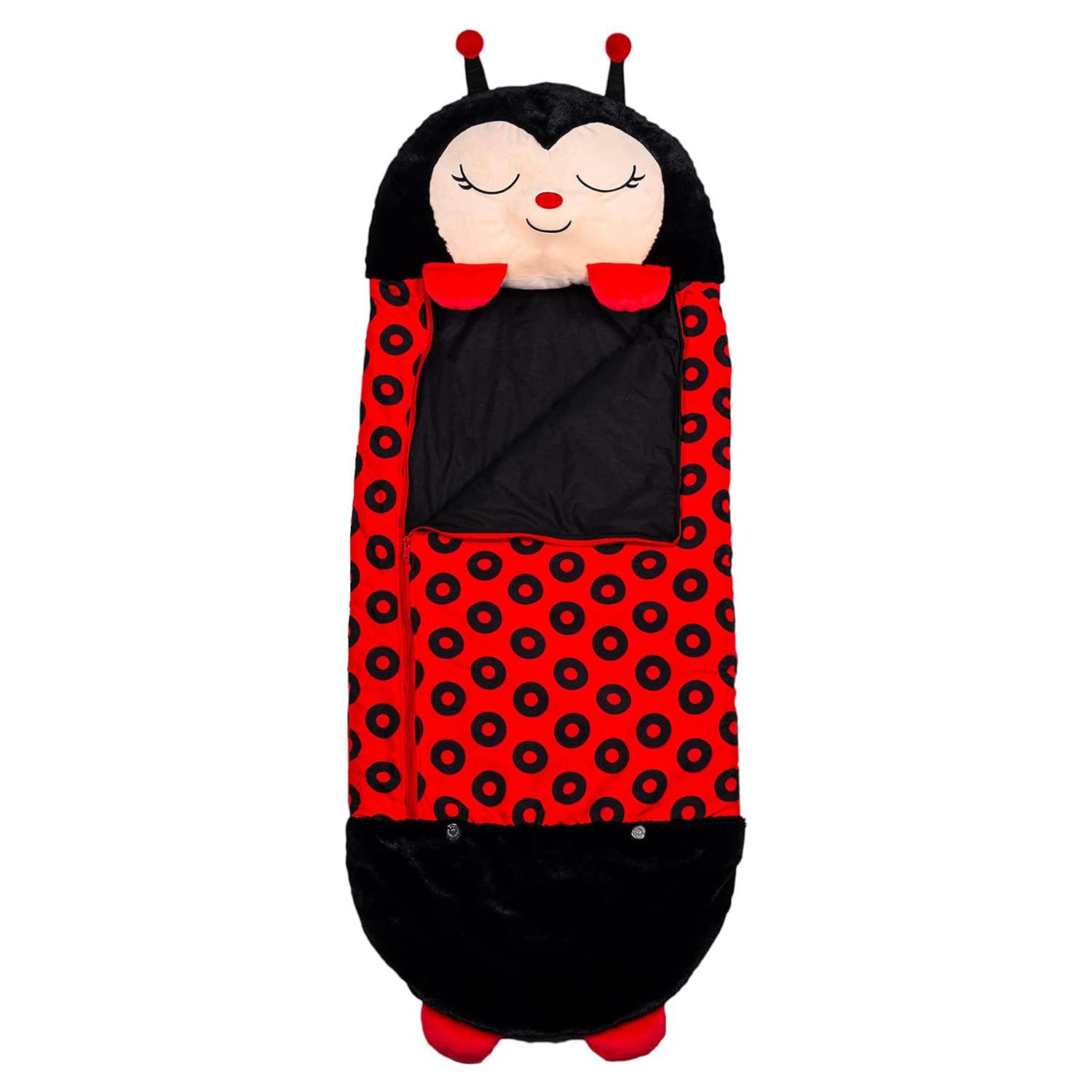 Sacco nanna trasformabile in cuscino, per bambini, Ladybird. Tocco morbido. Piccolo/S: 128x45 cm.