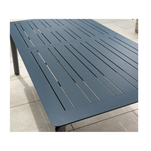 Ensemble table et chaises de jardin  - Gris Anthracite - NAIROBINEA