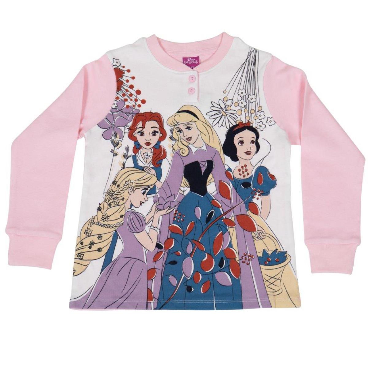 Pigiama Principesse Disney Rosa Confetto Maniche lunghe Lei Disney Multicolor