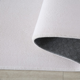MOSCOU - Tapis rond uni Creme
