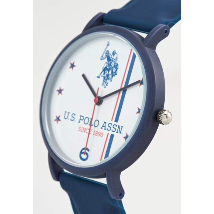 Orologio U.S. Polo Assn. In silicone blu