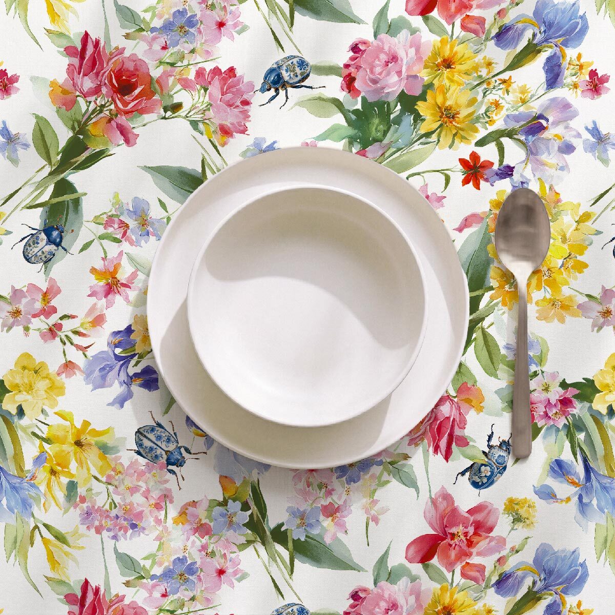 Nappe anti-taches Fioririn - 100% coton -