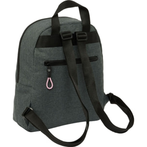 Mini mochila kappa "silver pink"