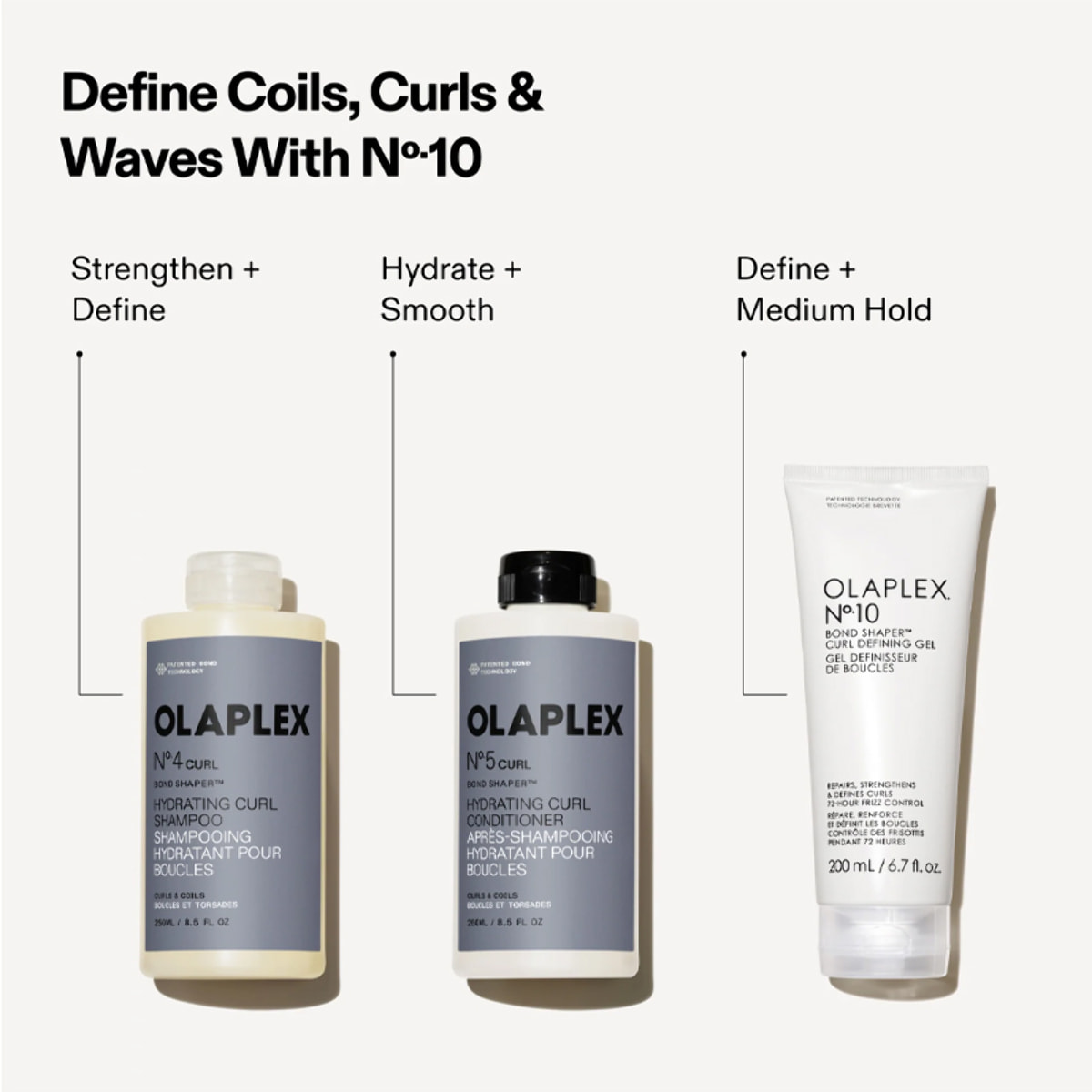 OLAPLEX Bond Shaper Hydrating Curl Shampoo N°4 250ml