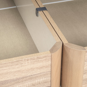 Canapé Abatible 32CM | ENVÍO, MONTAJE Y RECOGIDA ANTIGUO INCLUIDO | Madera | Natural | Gran capacidad | Tapa 3D | WHAT THE SLEEP