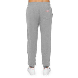 Pantalone sportivo invernale da uomo con polsino e logo grande "Basic"