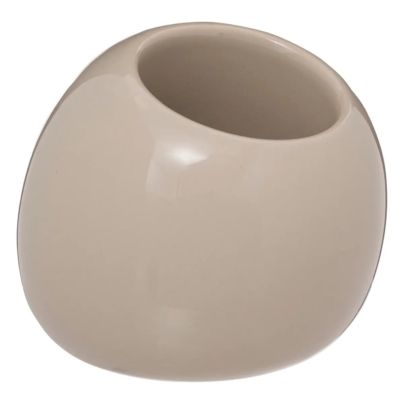 Brosse WC céramique "Colorama" beige naturel