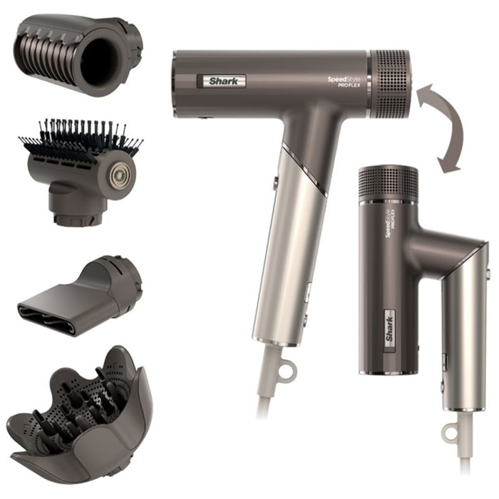 Sèche cheveux SHARK SpeedStyle Pro HD542EU FLEX 4-en-1