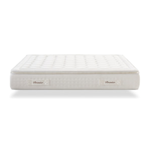 MATELAS KING PREMIER SPRING, RESSORTS ENSACHÉS, 30 cm, 2 places - Moonia