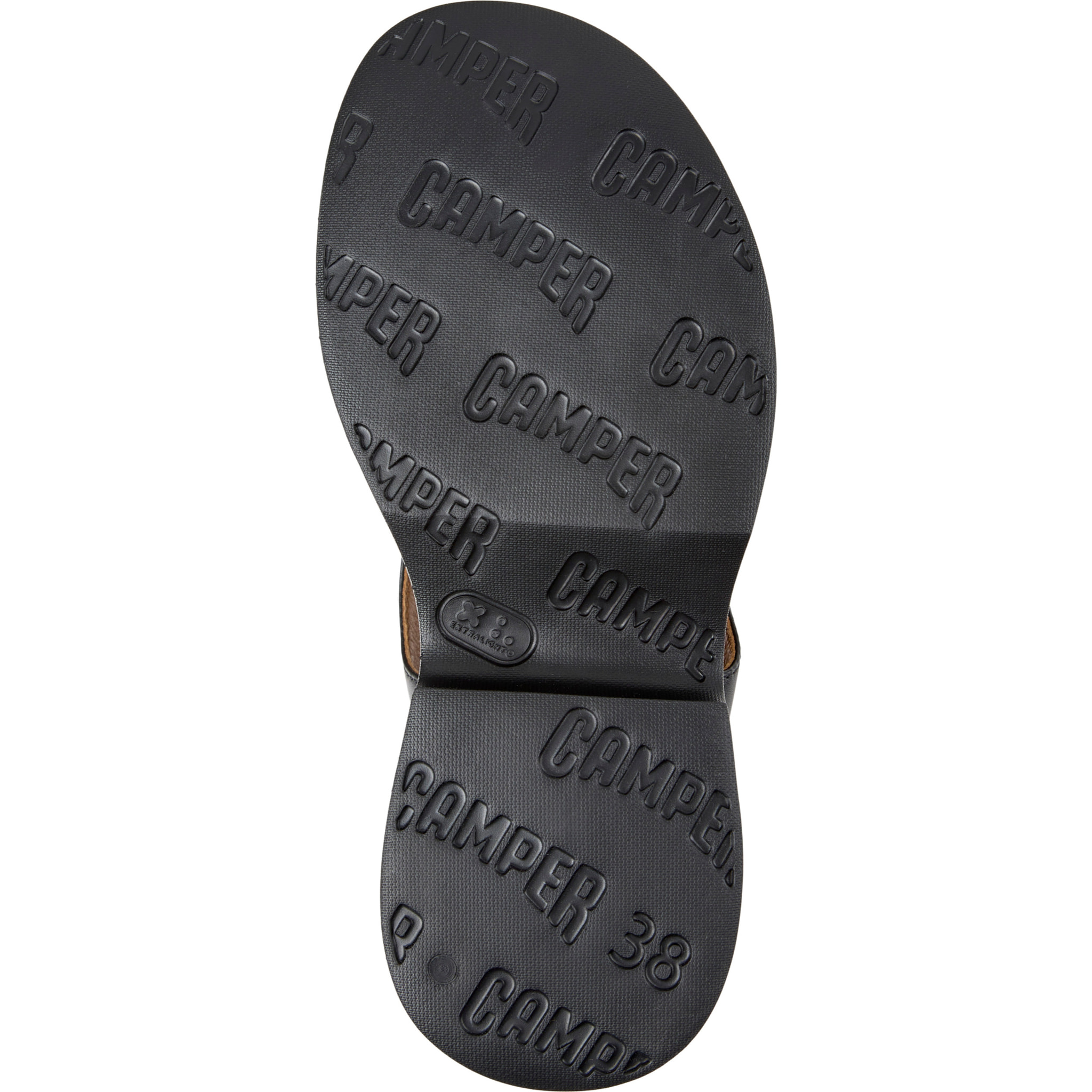 Sandalias - CAMPER Tasha - Negro - Cuero liso