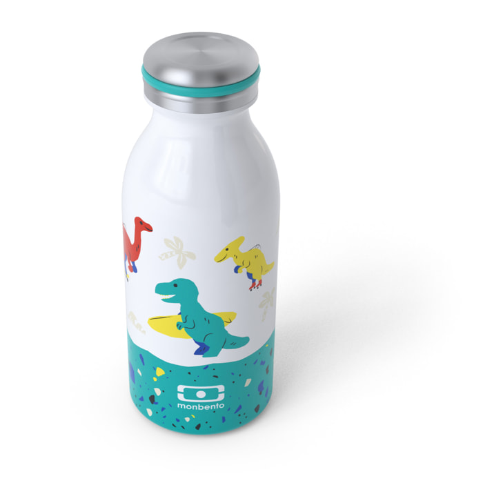 Bouteille isotherme enfant Cooly 350ml Bleu Dino