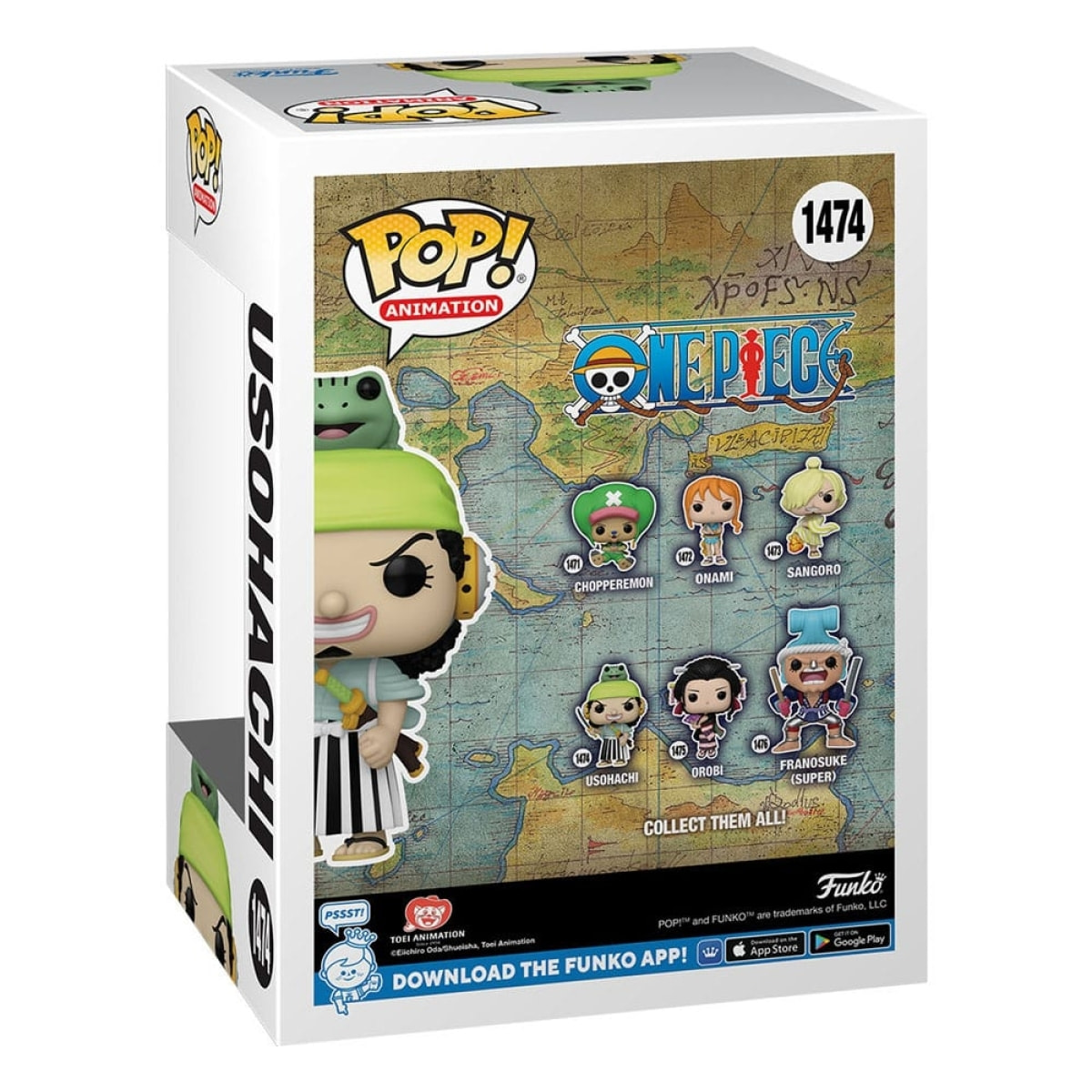 One Piece Pop! Animation Vinile Figura Usohachi (wano) 9 Cm Funko