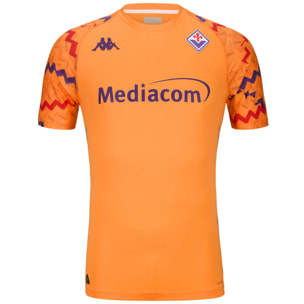 Kappa - Camisetas de juego Hombre Naranja - Kombat Gk Pro 2025 Fiorentina