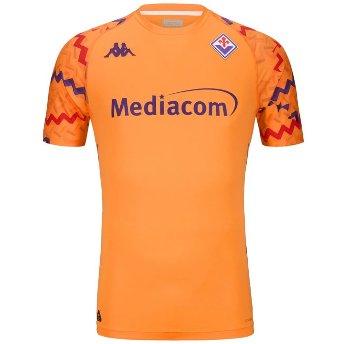 Kappa - Camisetas de juego Hombre Naranja - Kombat Gk Pro 2025 Fiorentina