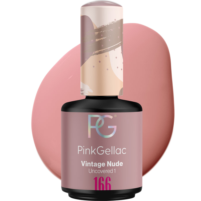 Vernis semi-permanent - 166 Vintage Nude- 15 ml