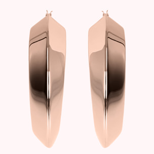 Orecchini a Cerchio Asimmetrici