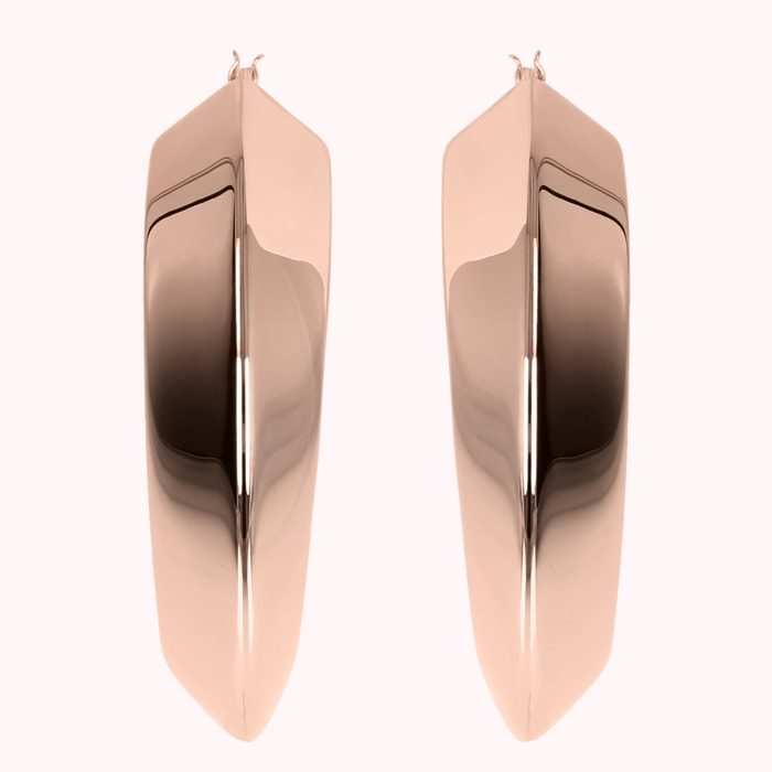 Orecchini a Cerchio Asimmetrici