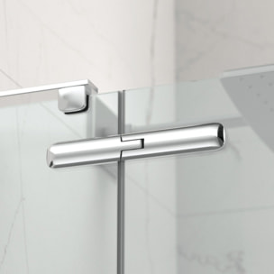 TGD NEW 100x100 cm cabine de douche carrée avec profilé magnétique, verre transparent EasyClean (SATTGDN100100)