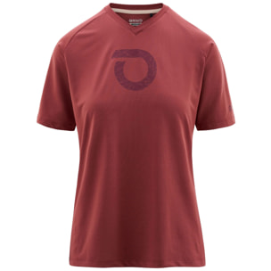 Maglie gioco Briko Donna Rosso Adventure Graphic Lady Jersey