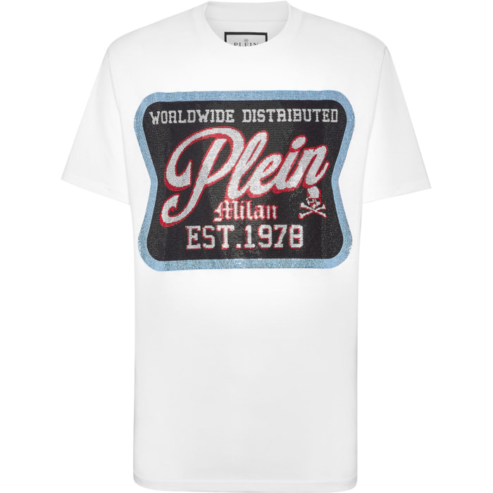 PHILIPP PLEIN Camiseta de cuello redondo y manga corta