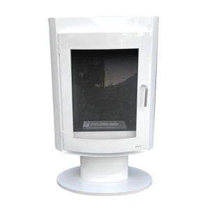 Estufa de etanol diseño cuadrado en acero SILENUS W PURLINE 3000 W