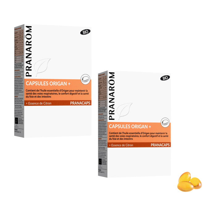 Pranarom - Pack Immunité & Digestion Bio - 30 capsules