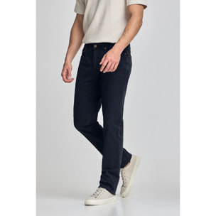 Pantaloni slim Voss blu marino con cinque tasche