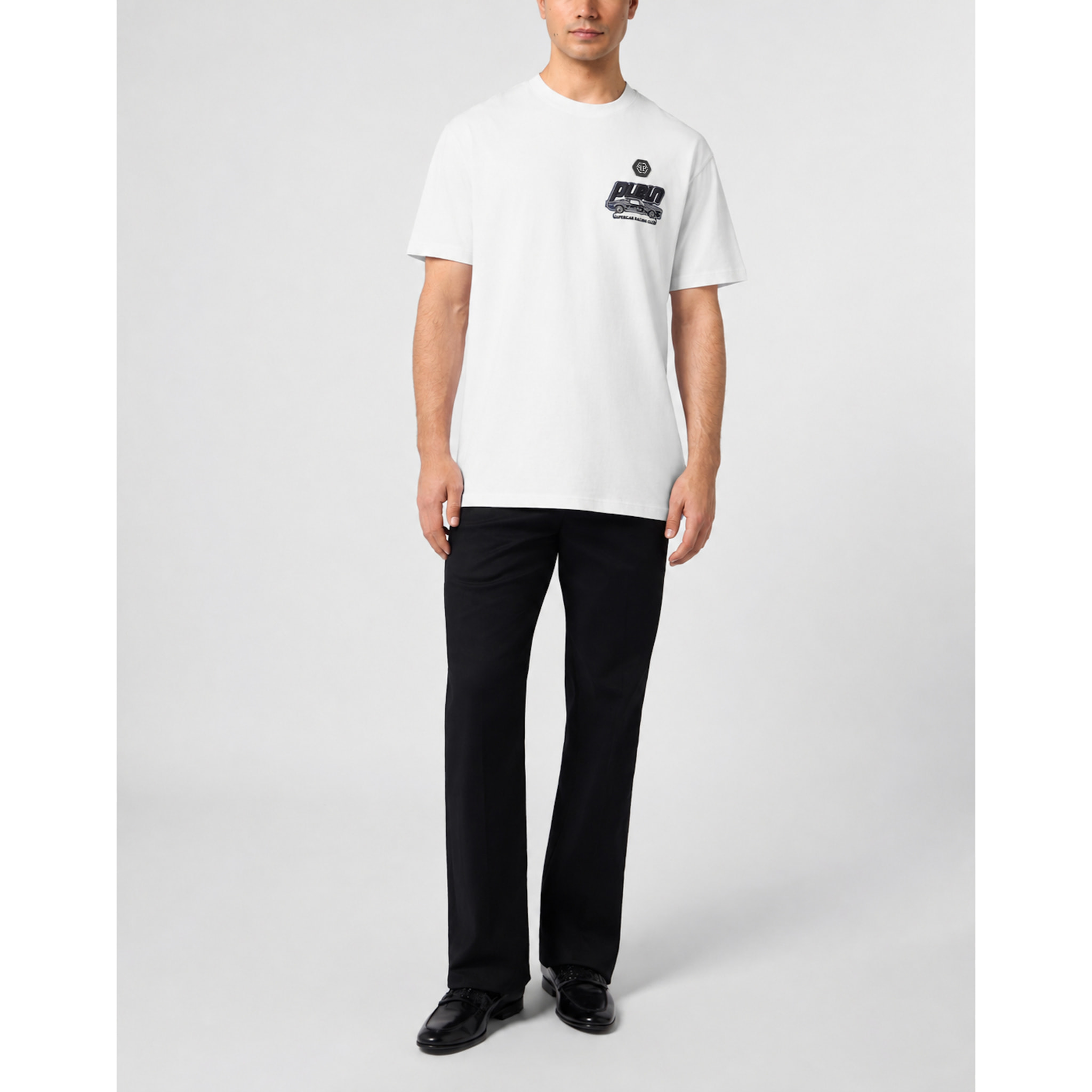 PHILIPP PLEIN T-shirt girocollo a maniche corte RACING