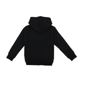 Sudadera de niño con capucha, cremallera completa y logo Basic