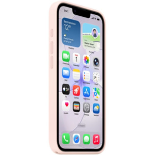 Coque APPLE iPhone 17e silicone Magsafe Rose