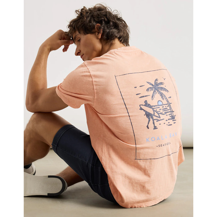 Camiseta Manga Corta Naranja - Sarfe